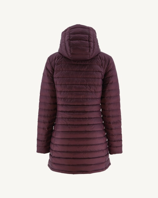 Vendbar Lys Dunjakke Rose Bleg/aubergine Moscou Jott