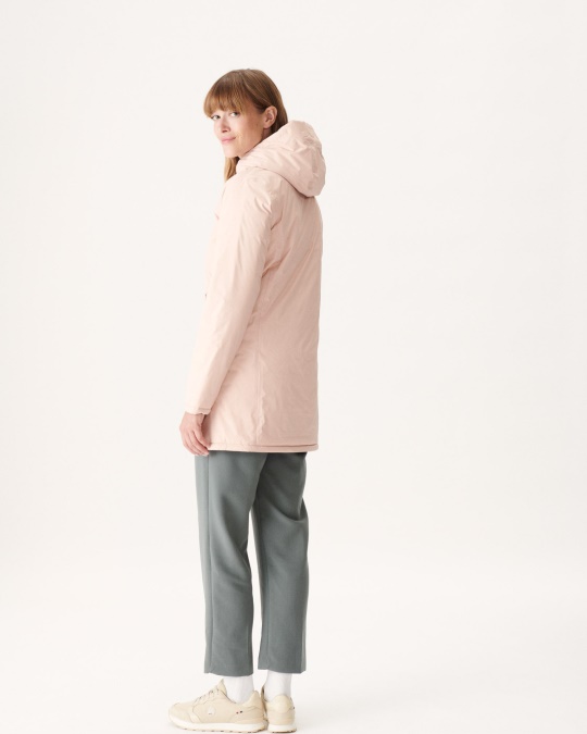 Vendbar Lys Dunjakke Rose Bleg/aubergine Moscou Jott