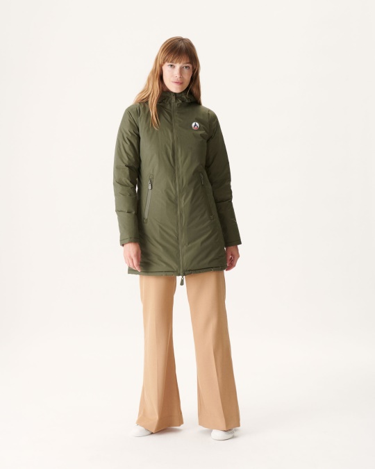 Vendbar Let Dunjakke Army/beige Moscou Jott