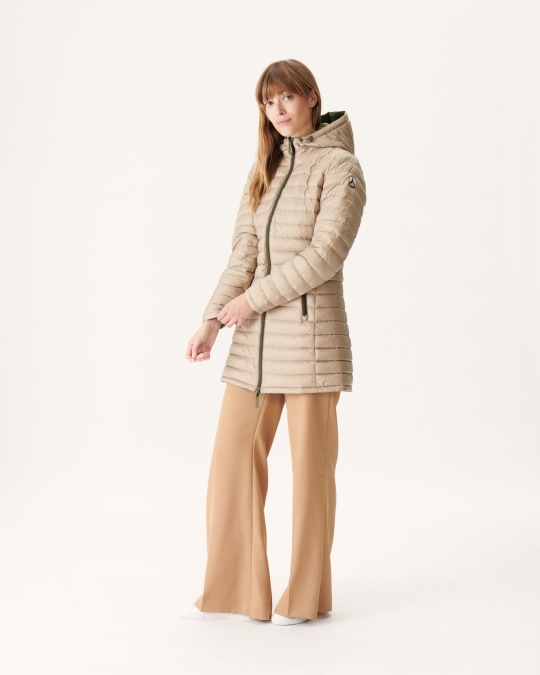 Vendbar Let Dunjakke Army/beige Moscou Jott
