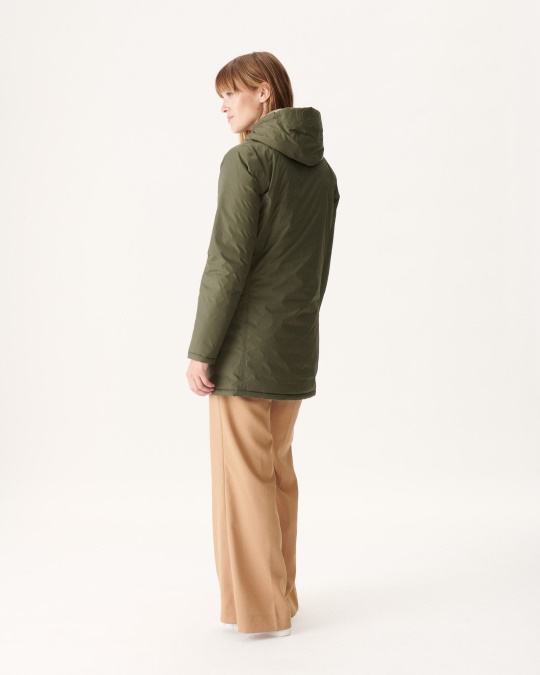 Vendbar Let Dunjakke Army/beige Moscou Jott