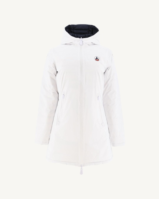 Jott Vendbar Let Dunjakke Blanc/marine Moscou
