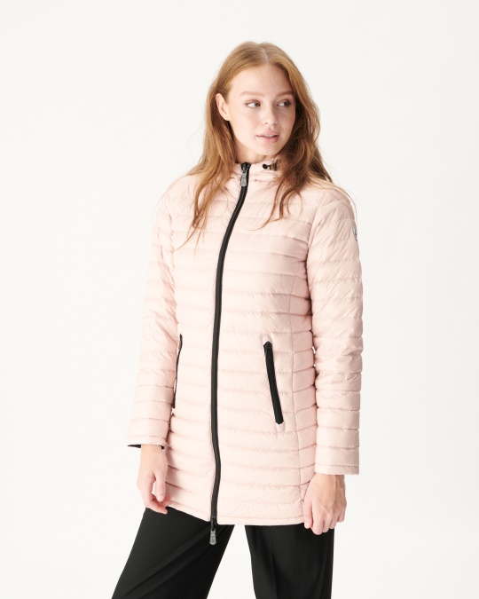Vendbar Let Dunjakke Noir/rose Bleg Moscou Jott