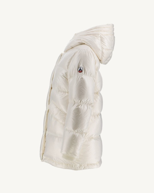 Hættelakeret Dunjakke Great Cold Blanc Santa Jott