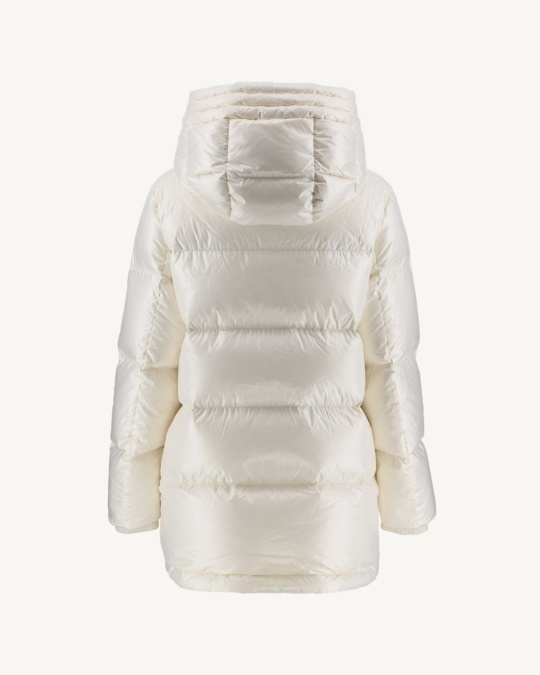 Hættelakeret Dunjakke Great Cold Blanc Santa Jott