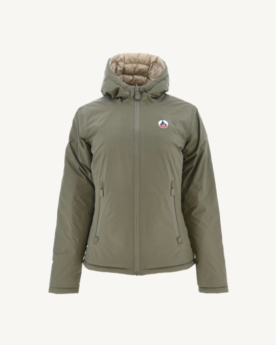 Vendbar Dunjakke Army/beige Vienna Jott