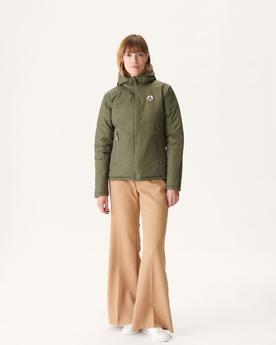 Vendbar Dunjakke Army/beige Vienna Jott