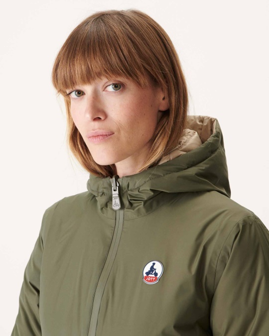 Vendbar Dunjakke Army/beige Vienna Jott