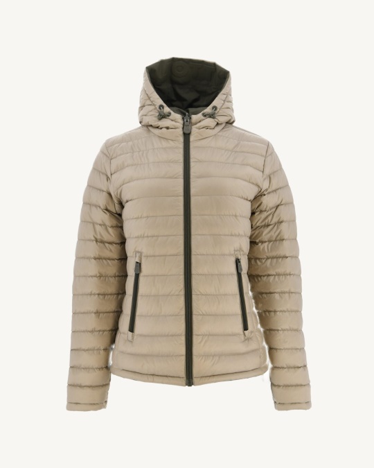 Vendbar Dunjakke Army/beige Vienna Jott