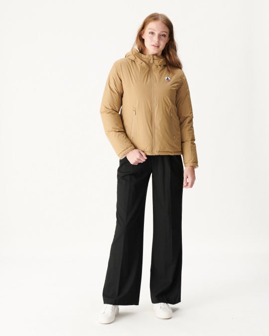 Jott Extreme Cold Vendbar Dunjakke Beige/ecru Victoria