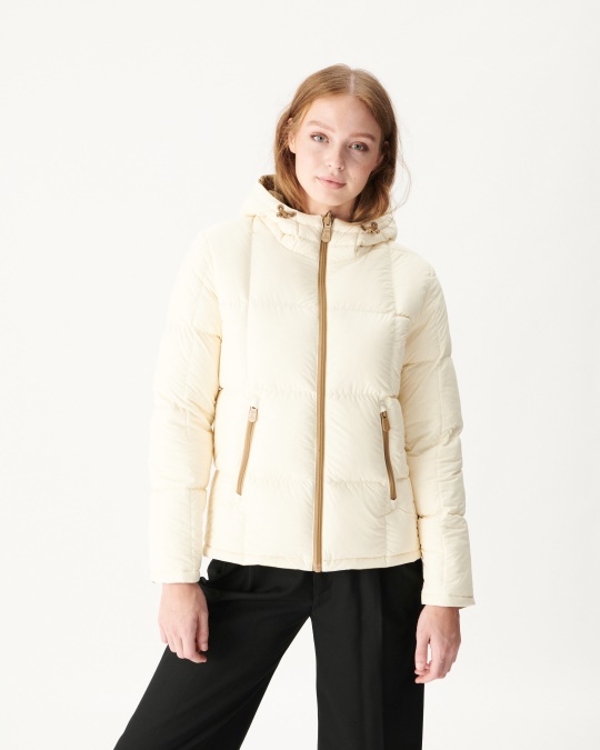 Jott Extreme Cold Vendbar Dunjakke Beige/ecru Victoria