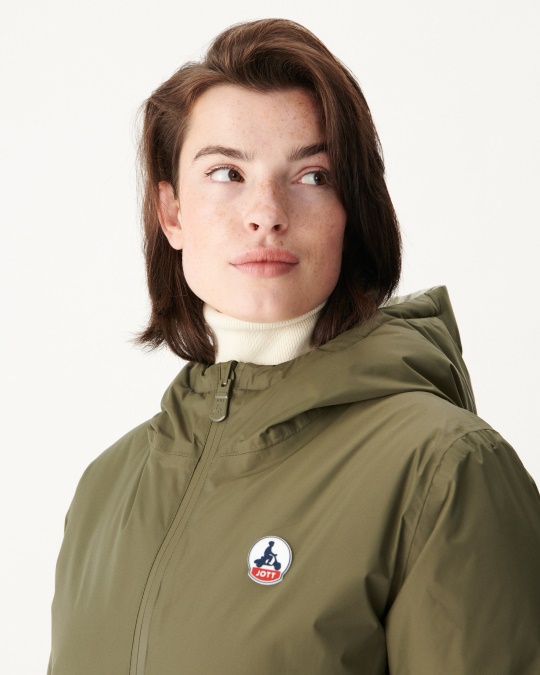 Ekstrem Kulde Vendbar Dunjakke Army/sauge Victoria Jott