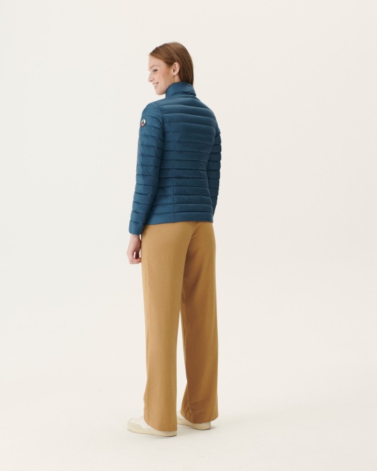 Letvægts Dunjakke Blå Jeans Cha Jott