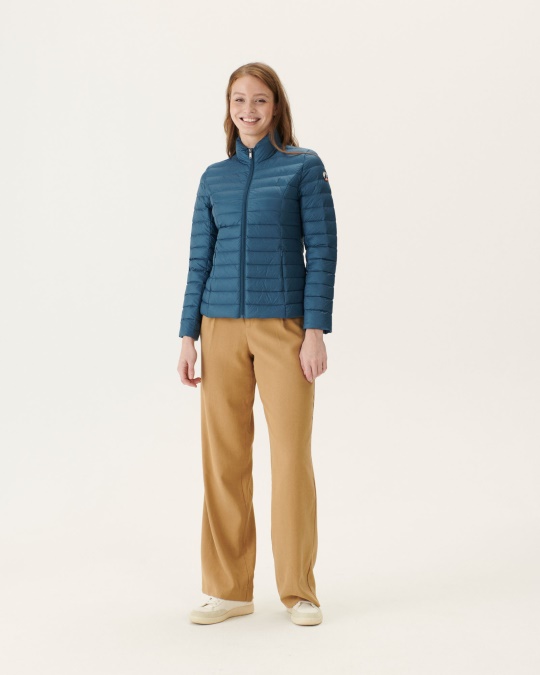Letvægts Dunjakke Blå Jeans Cha Jott
