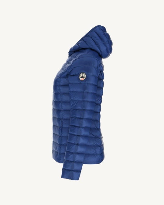 Jott Letvægts Hættejakke Mørk Denim Cloe
