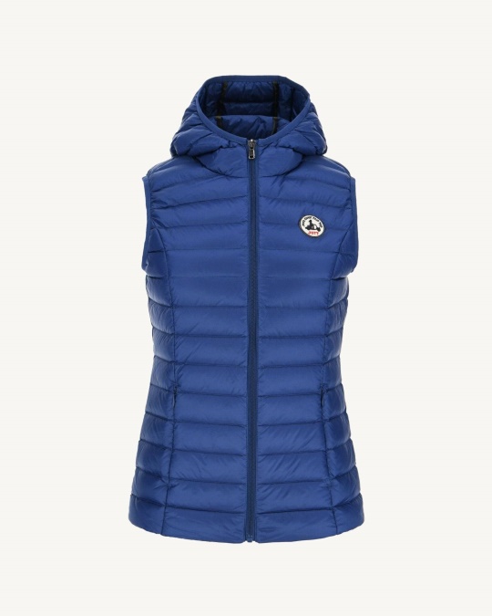 Jott Lys ærmeløs Dunjakke Mørk Denim Mali