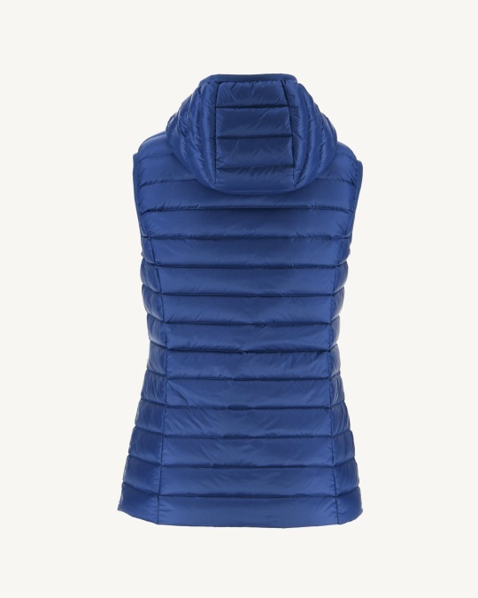 Jott Lys ærmeløs Dunjakke Mørk Denim Mali