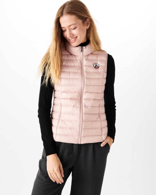 Jott Let ærmeløs Dunjakke Rose Pale Seda