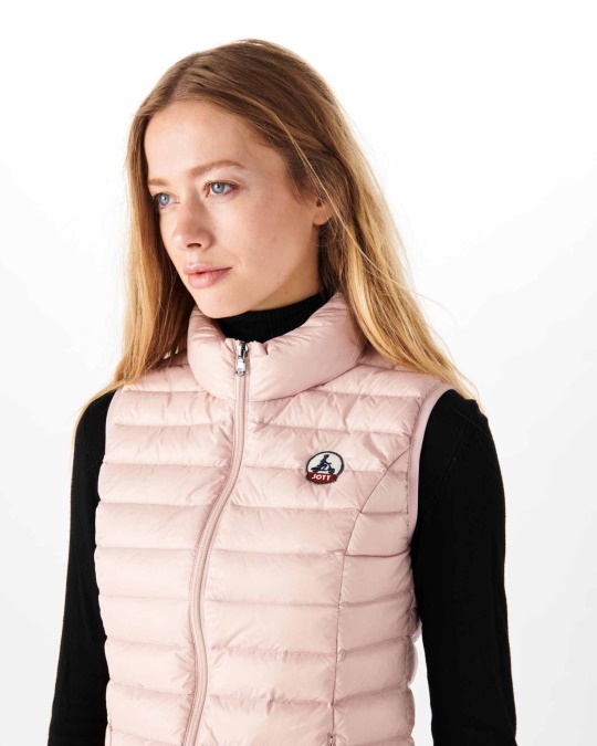 Jott Let ærmeløs Dunjakke Rose Pale Seda