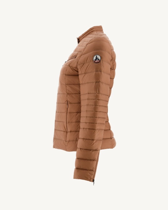 Jott Letvægts Dunjakke Camel Nina