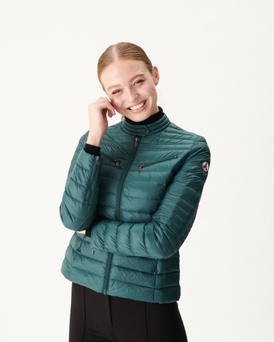 Let Dunjakke Vert Fonce Nina Jott