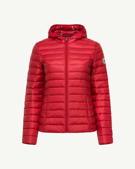 Let Dunjakke Med Hætte Rouge Cloe Jott