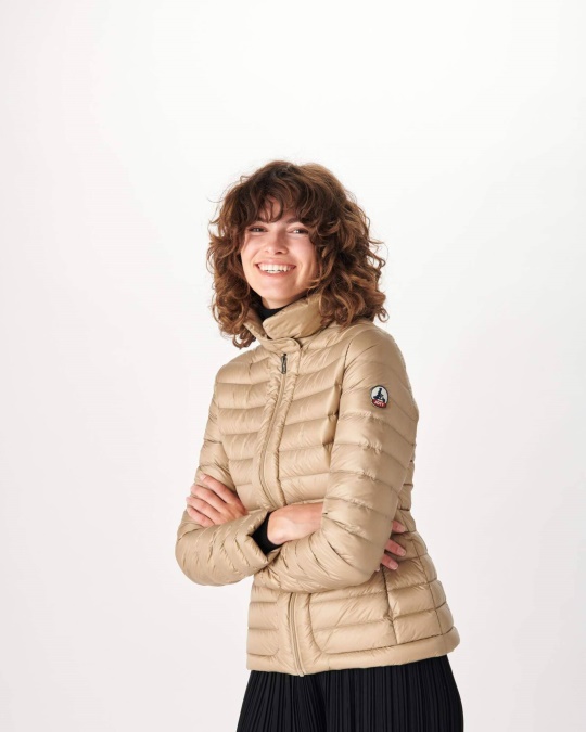 Let Dunjakke Beige Anna Jott