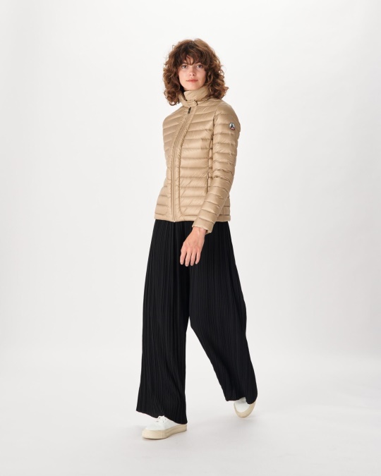 Let Dunjakke Beige Anna Jott