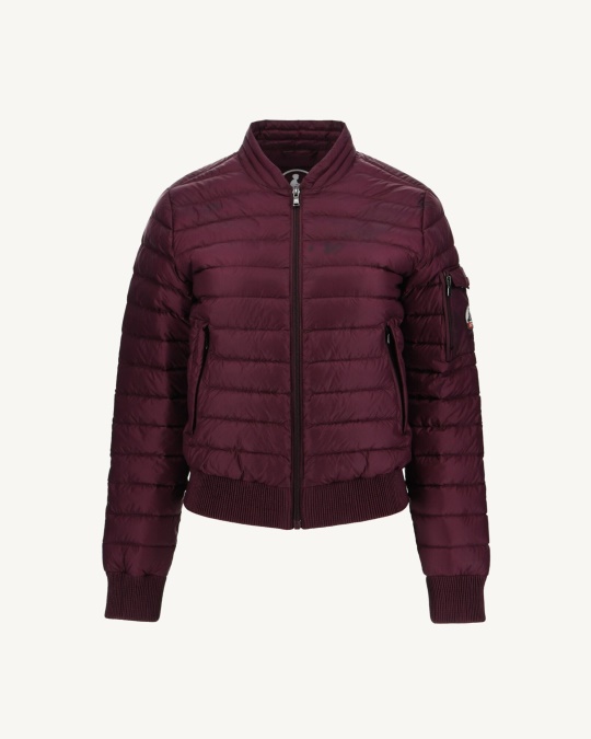 Let Dunjakke Aubergine Emmy Jott