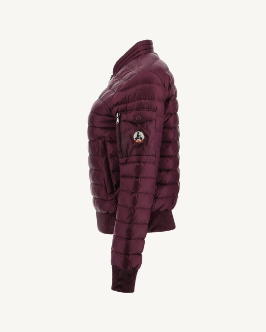 Let Dunjakke Aubergine Emmy Jott