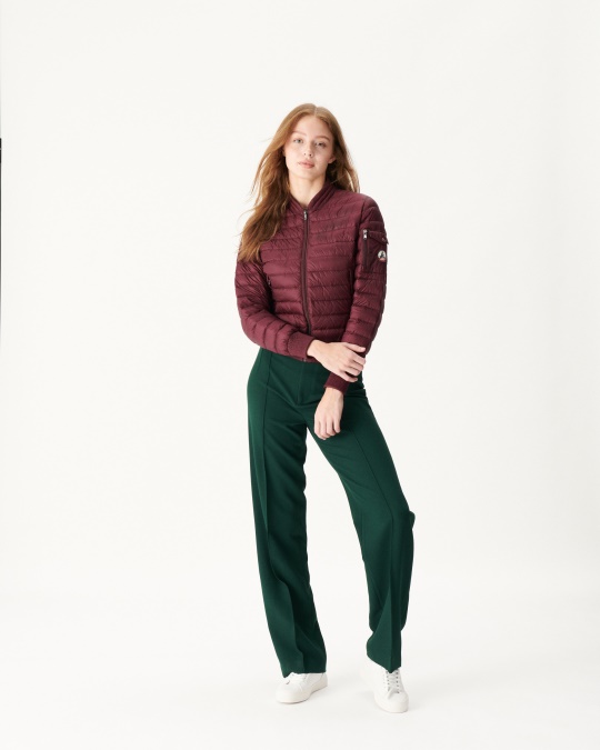 Let Dunjakke Aubergine Emmy Jott