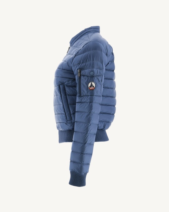 Jott Letvægts Dunjakke Blå Jeans Emmy
