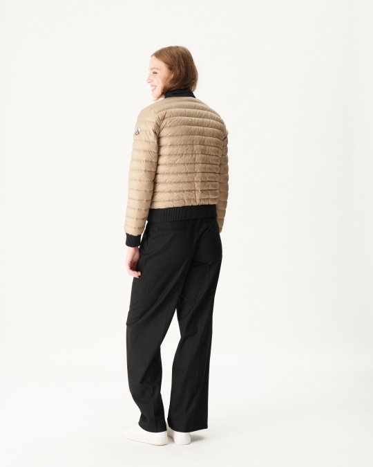 Jott Vendbar Dunjakke Noir/beige Hanoi