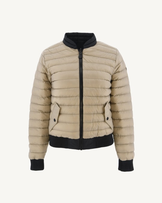 Jott Vendbar Dunjakke Noir/beige Hanoi