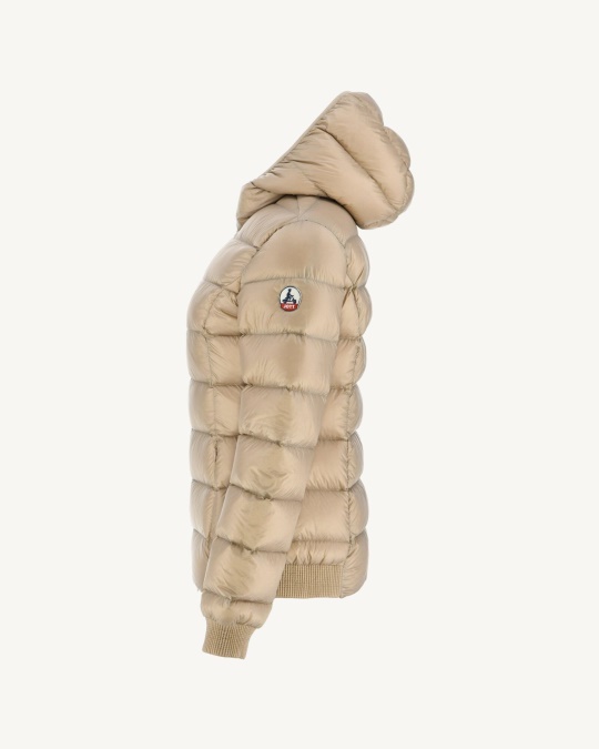 Ekstrem Kold Hættejakke Beige Celine Jott