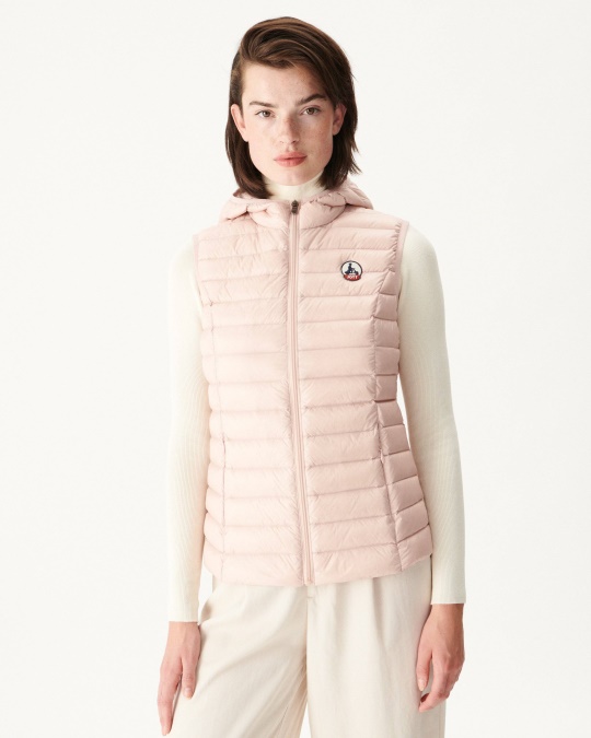 Jott Let ærmeløs Dunjakke Rose Pale Mali