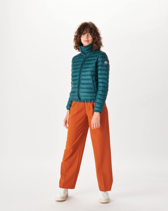 Let Dunjakke Vert Fonce Louisa Jott