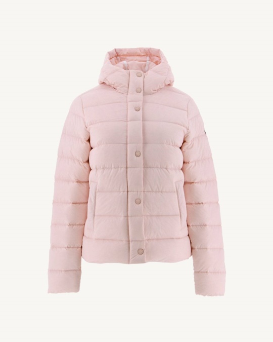 Jott Soft Pink Jane Pufferjakke Med Lige Hætte