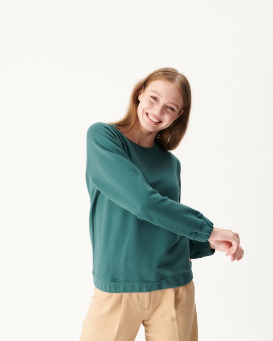 Jott Vert Fonce Sweatshirt Regeringstid