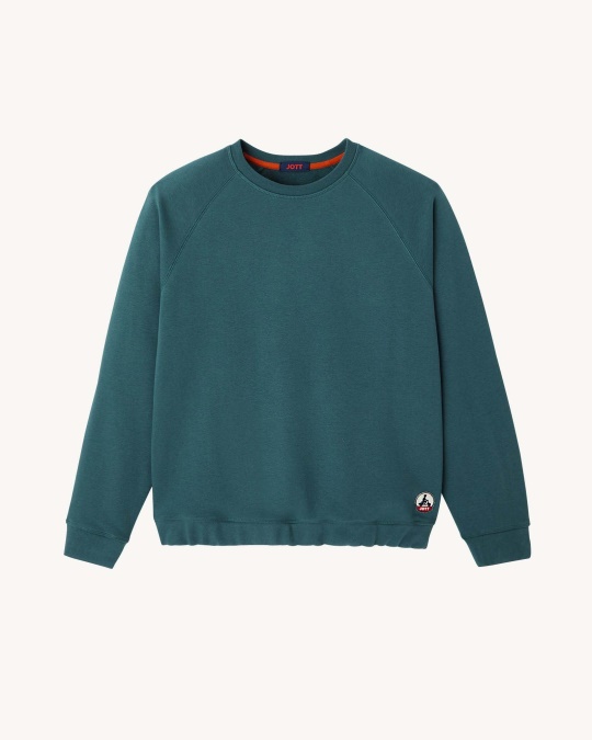Jott Vert Fonce Sweatshirt Regeringstid