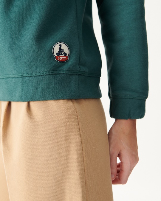 Jott Vert Fonce Sweatshirt Regeringstid