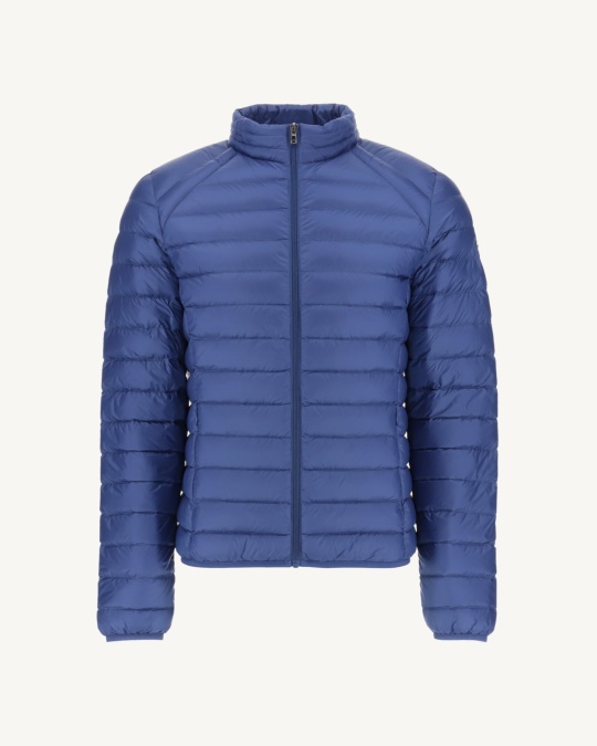 Mørk Denim Letvægts Dunjakke Mat Jott