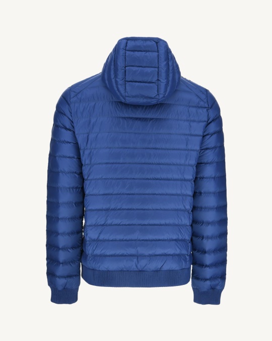 Jott Mørk Denim Dunjakke Med Hætte Colin