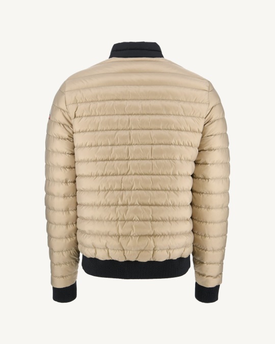 Jott Sort/beige Vendbar Dunjakke Bombay