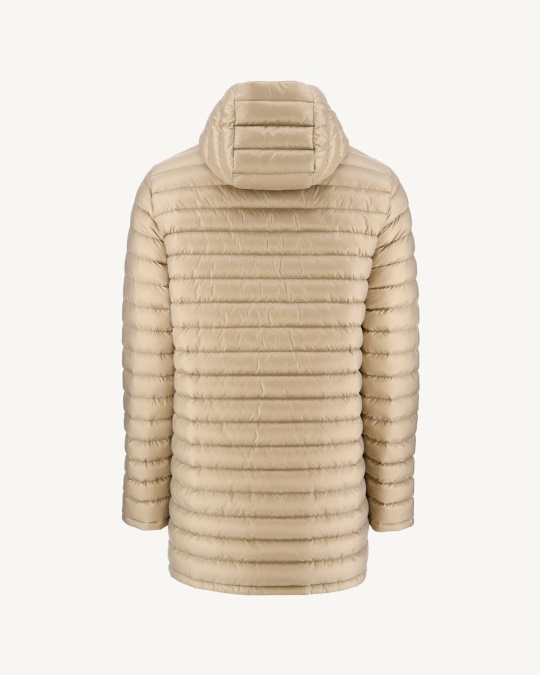Sort/beige Vendbar Lys Pufferjakke Amsterdam Jott