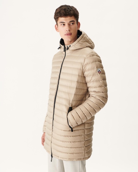 Sort/beige Vendbar Lys Pufferjakke Amsterdam Jott