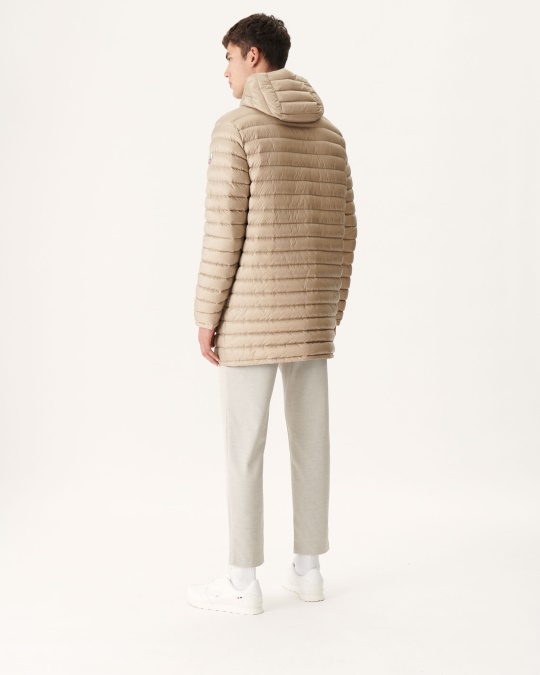 Sort/beige Vendbar Lys Pufferjakke Amsterdam Jott