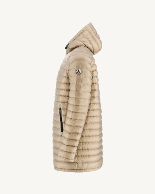 Sort/beige Vendbar Lys Pufferjakke Amsterdam Jott