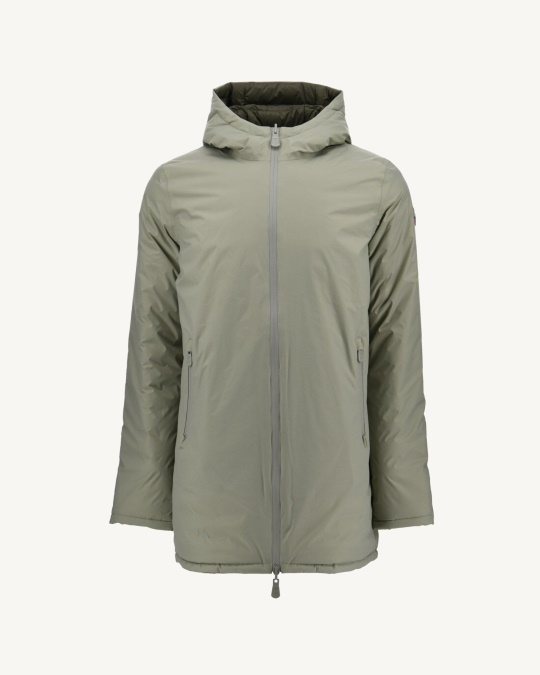 Salviegrøn/army Vendbar Let Pufferjakke Amsterdam Jott