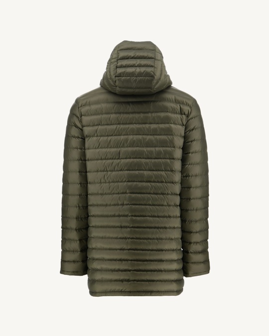 Salviegrøn/army Vendbar Let Pufferjakke Amsterdam Jott